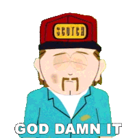 God Damn It Stuart Mccormick Sticker - God Damn It Stuart Mccormick South Park Stickers