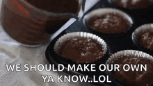 Chocolatesauce Cupcakes GIF