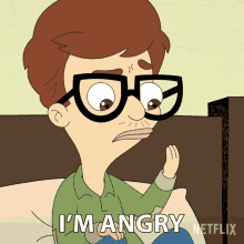 Im Angry Andrew Glouberman GIF - Im Angry Andrew Glouberman Big Mouth GIFs