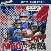 Arizona Cardinals Vs. New York Giants Pre Game GIF - Nfl National Football League Football League GIFs