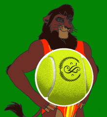 Kovu Lion GIF - Kovu Lion Tennis Ball GIFs
