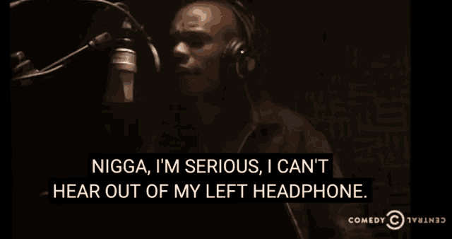 Dave Chapelle Cant Hear You GIF Dave Chapelle Cant Hear You Using Headphone Discover Share GIFs