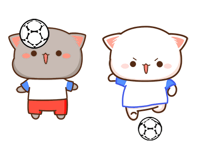 Peach And Goma Soccer Sticker - Peach And Goma Soccer Stickers