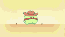 frog cowboy animated
