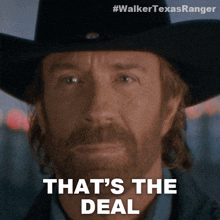 Thats The Deal Cordell Walker GIF - Thats The Deal Cordell Walker Walker Texas Ranger GIFs
