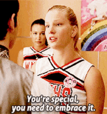 Glee Brittany Pierce GIF - Glee Brittany Pierce Youre Special GIFs