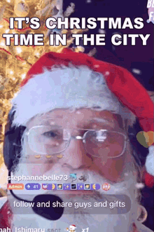 Its Christmas Time In The City Bobby Helms GIF