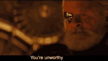 Odin You Are Unworthy GIF