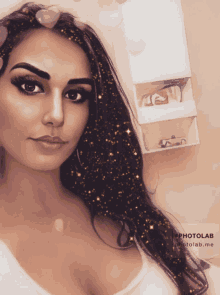 a photo of a woman with a photolab.me watermark