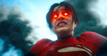 The Flash Supergirl GIF - The Flash Supergirl Heat Vision GIFs