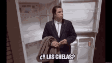Y Las Chelas Confused GIF - Y Las Chelas Confused John Travolta GIFs