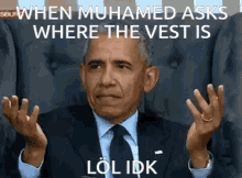 obama what i dont know vests