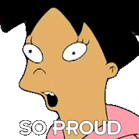 So Proud Bender Sticker - So Proud Bender Amy Wong Stickers