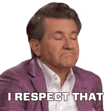 i respect that robert herjavec dragons den you have my respect salute to that