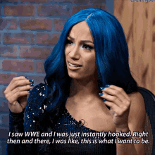 Sasha Banks I Was Just Instantly Hooked GIF - Sasha Banks I Was Just Instantly Hooked Right Then And There GIFs