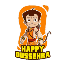 happy dussehra chhota bheem shubh dasara shubh dussehra shri ram