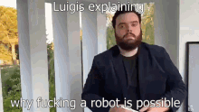 Luigis Explaing GIF - Luigis Explaing Robot GIFs