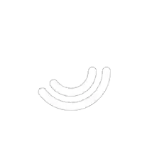 a drawing of a swirl on a white background