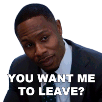You Want Me To Leave Gary Marshall Borders Sticker - You Want Me To Leave Gary Marshall Borders Sistas Stickers