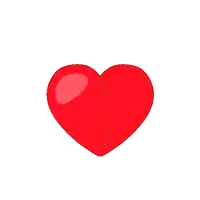 a cartoon illustration of a broken heart with water coming out of it