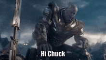Thanos Hi Chuck GIF - Thanos Hi Chuck Charles GIFs