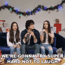 Were Gonna Try Super Hard No To Laugh Vanessa Merrell GIF