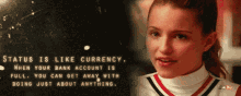 Glee Quinn Fabray GIF - Glee Quinn Fabray Status Is Like Currency GIFs