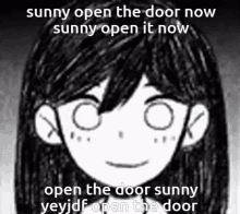 Mari Omori Sunny Omori GIF - Mari Omori Sunny Omori Open The Door GIFs