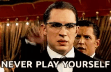 Never Play Yourself Tom Hardy GIF - Never Play Yourself Tom Hardy Punch GIFs