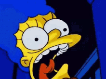 Marge Scream GIF - Marge Scream Traffic GIFs