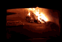 Pizza Oven Flames GIF