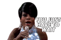 You Just Have To Wait The Supremes Sticker - You Just Have To Wait The Supremes You Cant Hurry Love Stickers