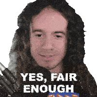Yes Fair Enough Bradley Hall Sticker - Yes Fair Enough Bradley Hall Understandable Stickers