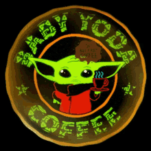 Baby Yoda Java GIF - Baby Yoda Java Coffee GIFs