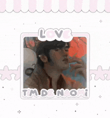 a picture of a man and woman with the name tim de naomi on the bottom