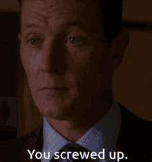 Doggett X Files Screwed Up GIF - Doggett X Files Screwed Up GIFs