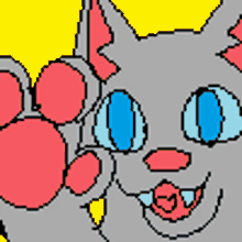 Pixel Cat Thingy GIF - Pixel Cat Thingy GIFs