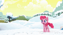 Mlp Winter Mlp Snow GIF - Mlp Winter Mlp Snow Pinkie Pie Winter GIFs