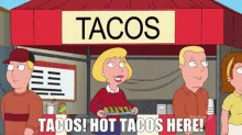Family Guy Tacos GIF - Family Guy Tacos Hot Tacos Here GIFs