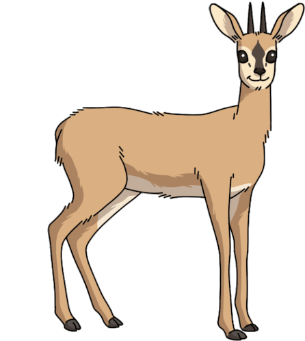 Antelope Duiker Sticker - Antelope Duiker Walters Duiker Stickers