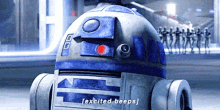 Star Wars R2d2 GIF - Star Wars R2d2 Excited Beeps GIFs