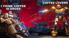 I Think Coffee Is Gross Coffee Lovers Bumblebee GIF