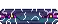 a pixel art drawing of a purple and blue item with a face and a lightning bolt .