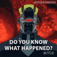 Do You Know What Happened Douglas GIF - Do You Know What Happened Douglas Cyberpunk Edgerunners GIFs