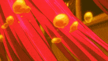 a close up of a cartoon character 's face with red hair