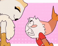 a cartoon drawing of a cat and a mouse