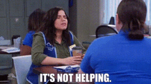 Superstore Amy Sosa GIF - Superstore Amy Sosa Its Not Helping GIFs