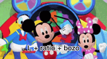 Mickey Mouse Bozo GIF - Mickey Mouse Bozo L Ratio GIFs