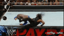 Roman Reigns Superman Punch Batista Payback GIF - Roman Reigns Superman Punch Batista Payback GIFs