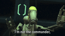 Star Wars Clone Wars GIF - Star Wars Clone Wars I'M Not The Commander He'S The Commander GIFs